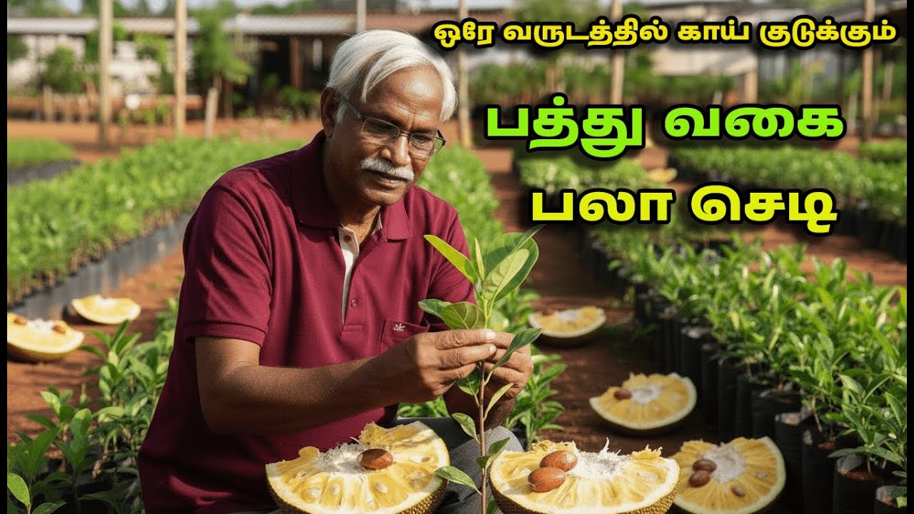 ஒரே ஆண்டில் காய் தரும் பலா செடிகளின் ரகசியம் | Jackfruit Plants