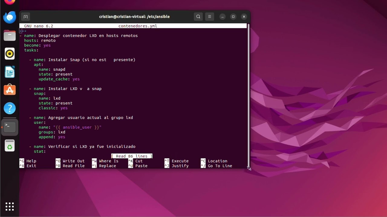 Despliegues de contenedores con Ansible.