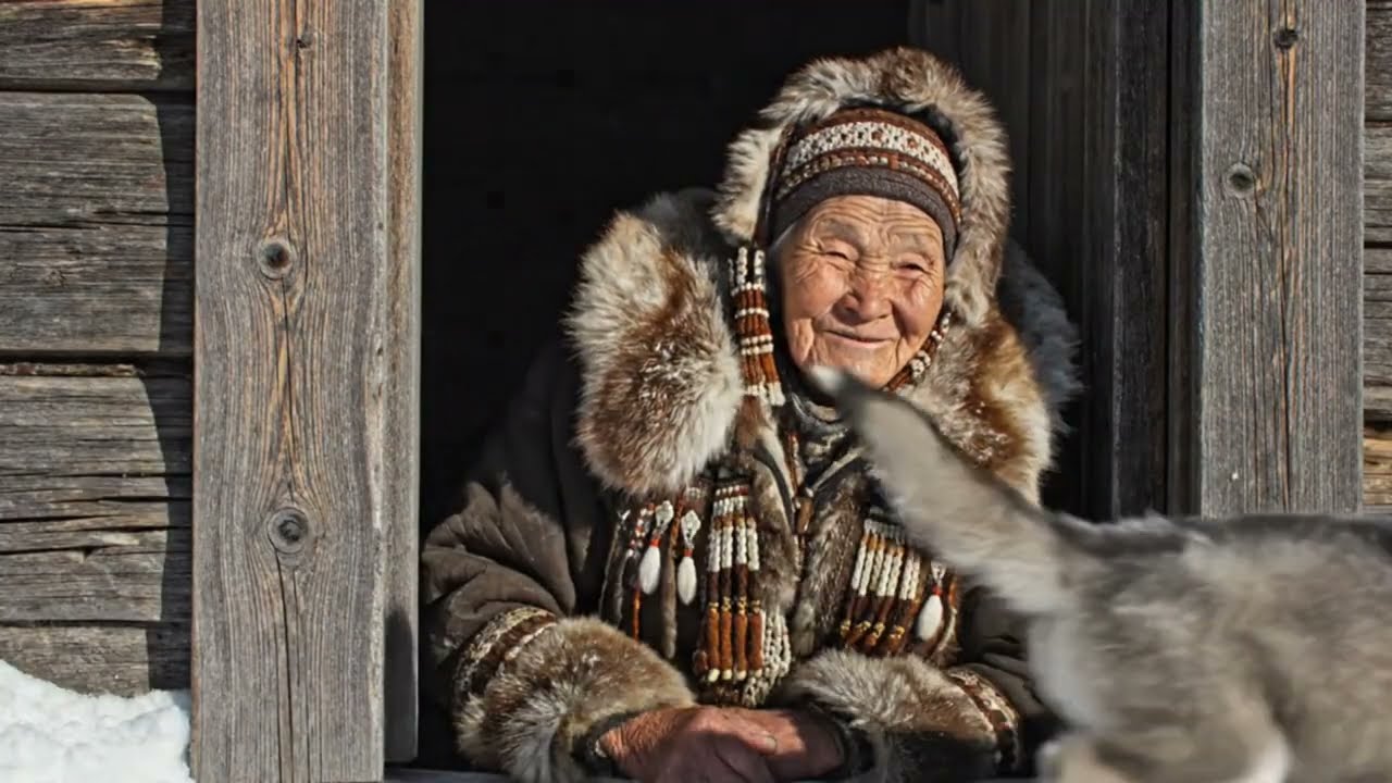 An Elderly Woman Saved Two Freezing Pups in a Snow Burrow... Then Something Incredible Happened ❄️🐺
