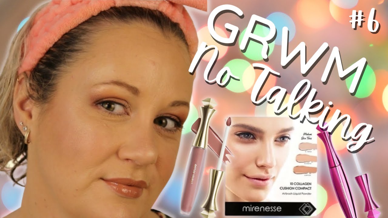 Testing Mirenesse cosmetics | No talking GRWM 2022 #6 | Makeup Get ready with  me