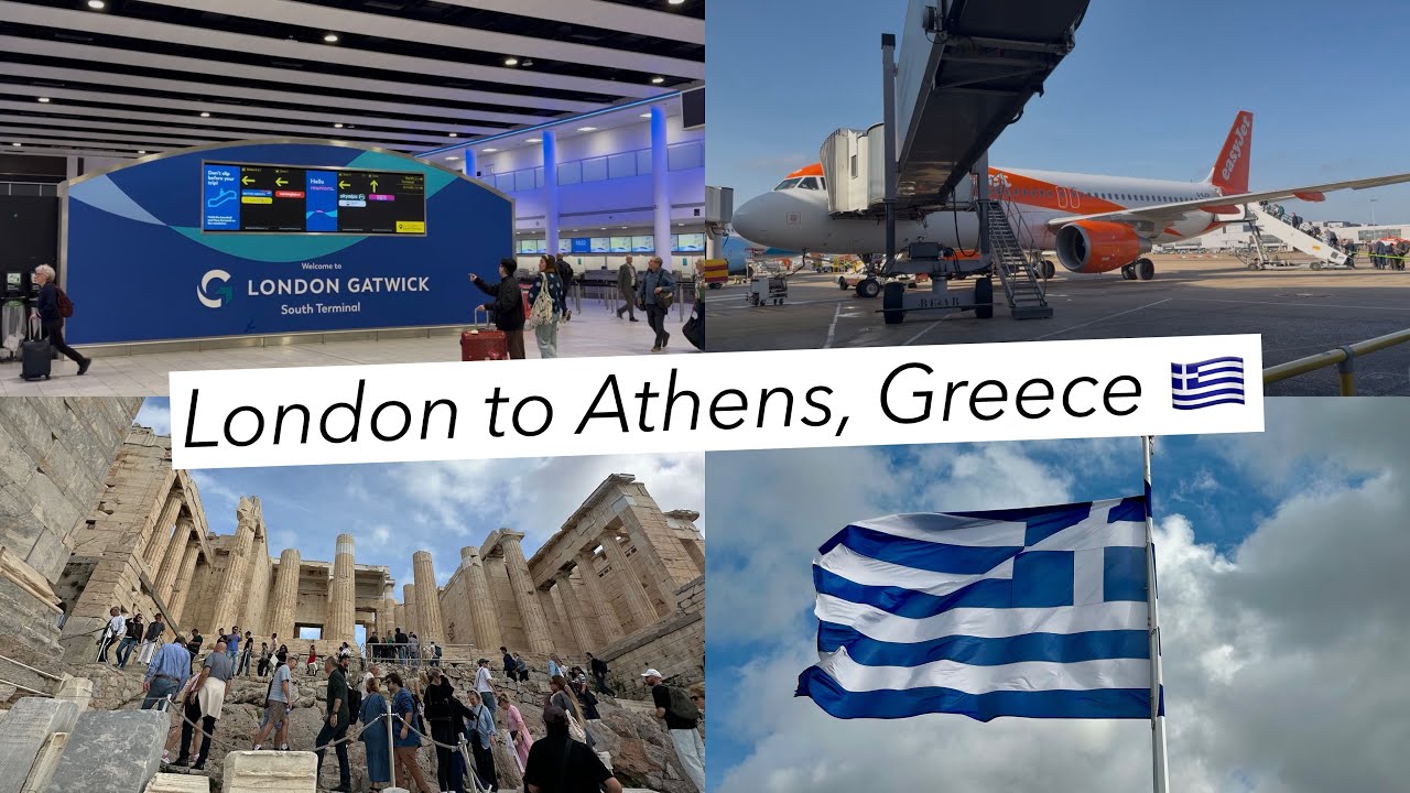 Travelling from London to Athens, Greece | Full Journey & Airbnb