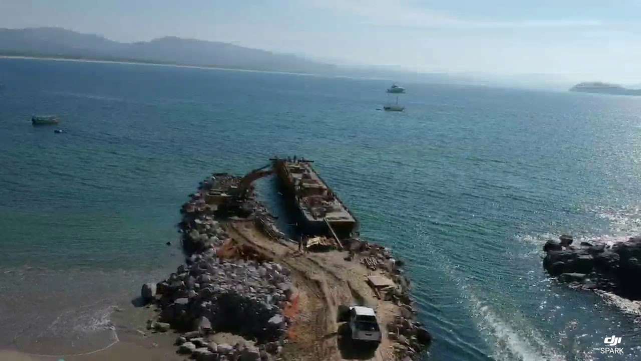 Avances en el Malecon de Punta Perula