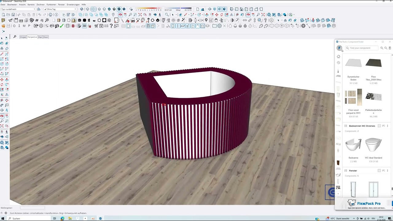Woodsoft-CNC präsentiert Sketsch UP 2026 mit kostenloser Erweiterung COPY ALONG CURVE.
