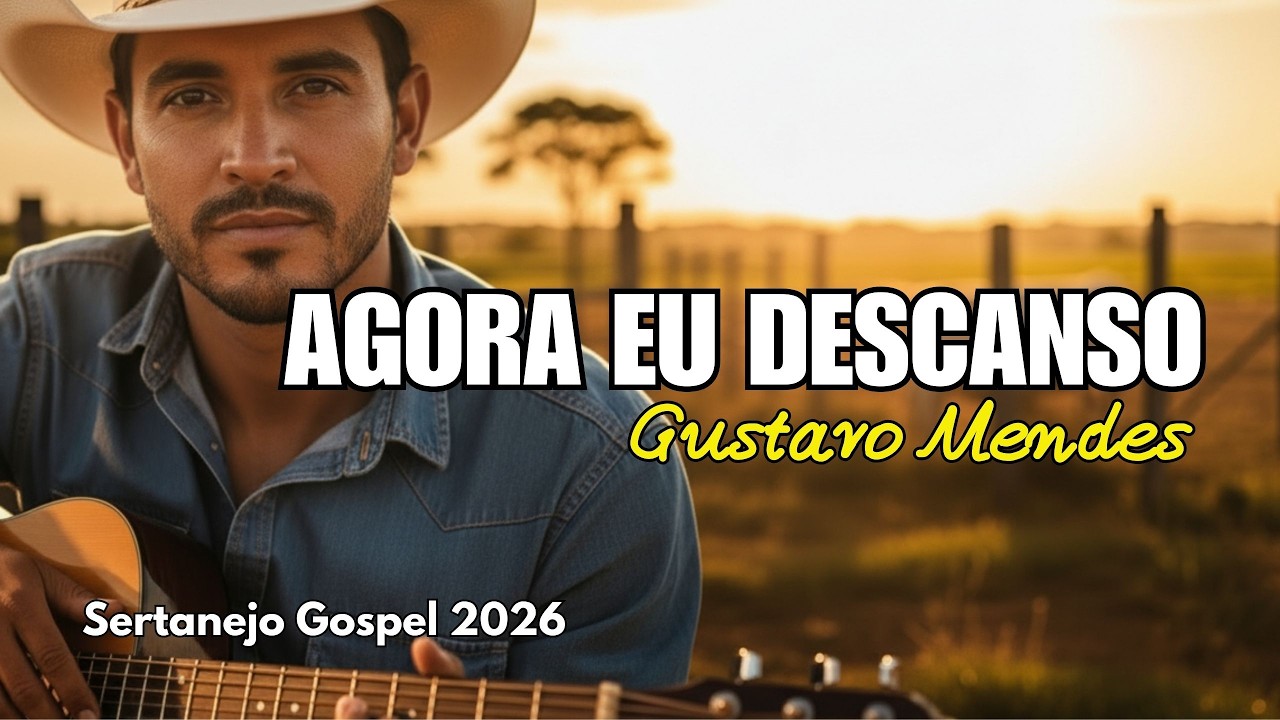 GUSTAVO MENDES | AGORA EU DESCANSO - Viola, voz e hinos que tocam o coração