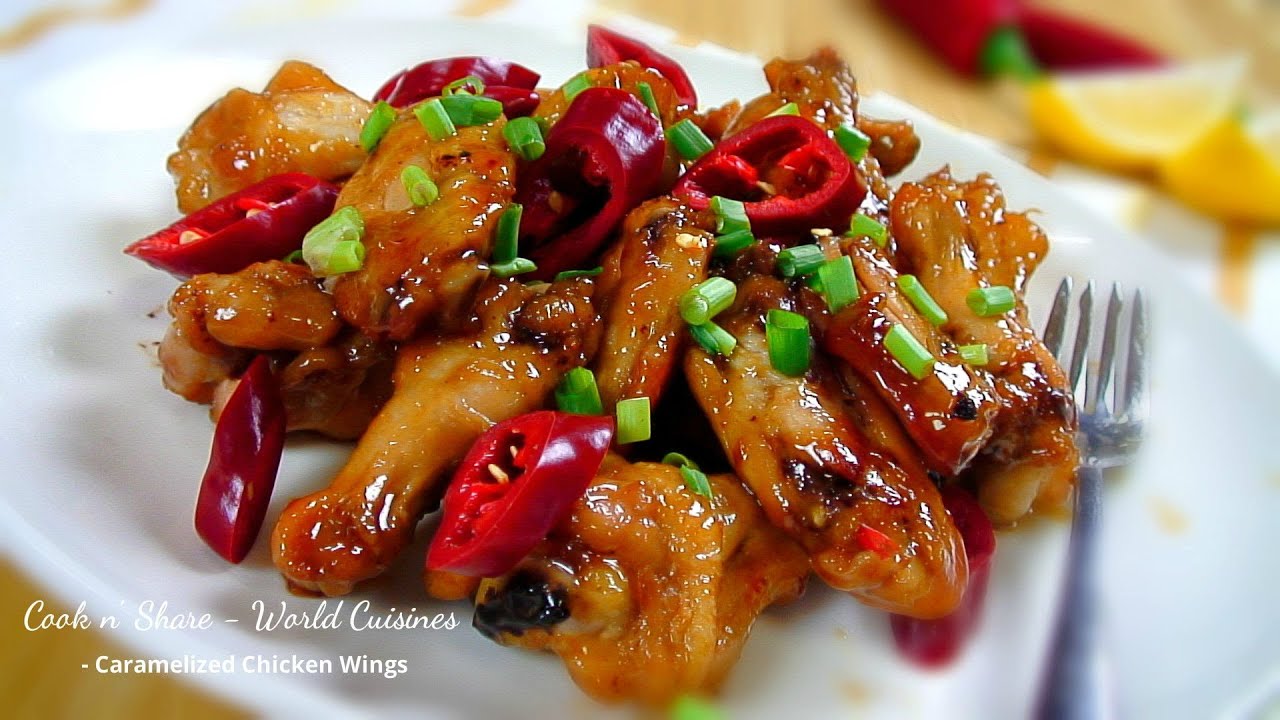 Caramelized Chicken Wings