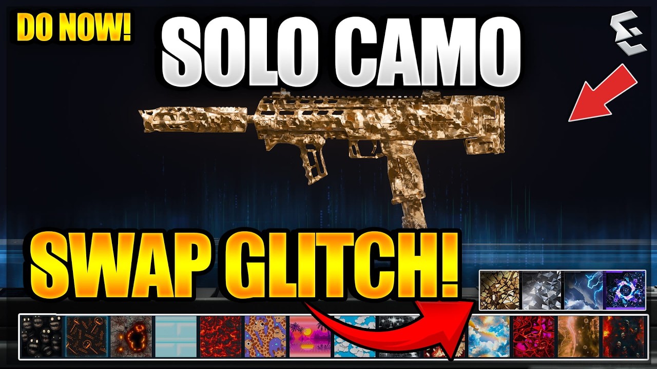 *NEW* EASY SOLO ANY CAMO SWAP GLITCH (BO7 NOT NEEDED) MW3 CAMOS on BO7 Weapons + MORE! -BO7 GLITCH