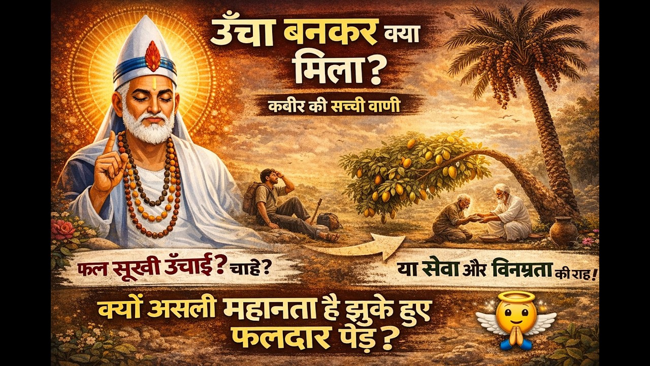 कबीर दास का दोहा | बड़ा हुआ तो क्या हुआ | Kabir Bhajan | Bhajan Station | Bhajan 17 #2026 #kabira