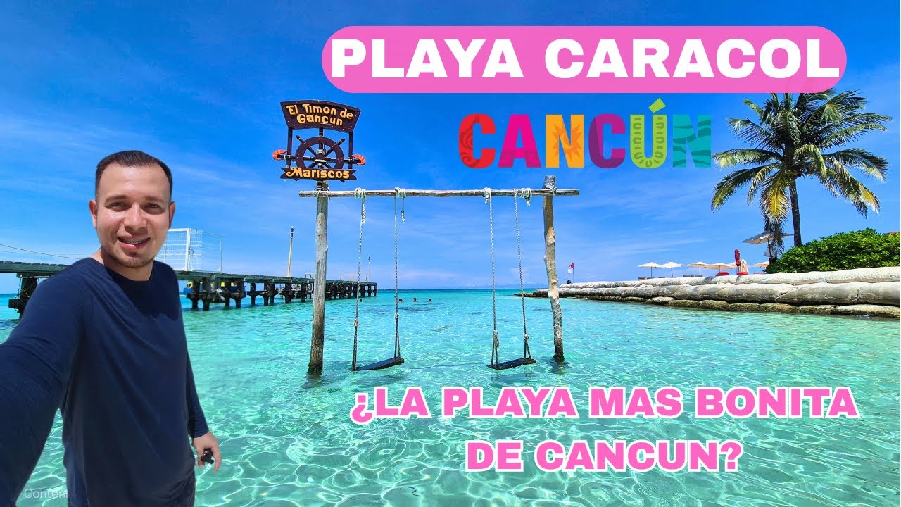 Playa caracol Cancun ¿La mejor playa de Cancún sin sargazo? como llegar a playa caracol 