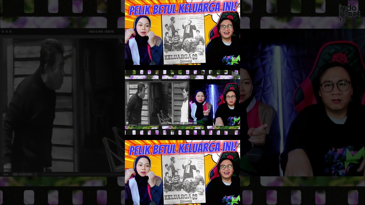 🤣PELIK tapi LAWAK Keluarga ini‼️ KELUARGA 69 - Part 1 | FILM P.RAMLEE | REACTION | INDOREACTTV