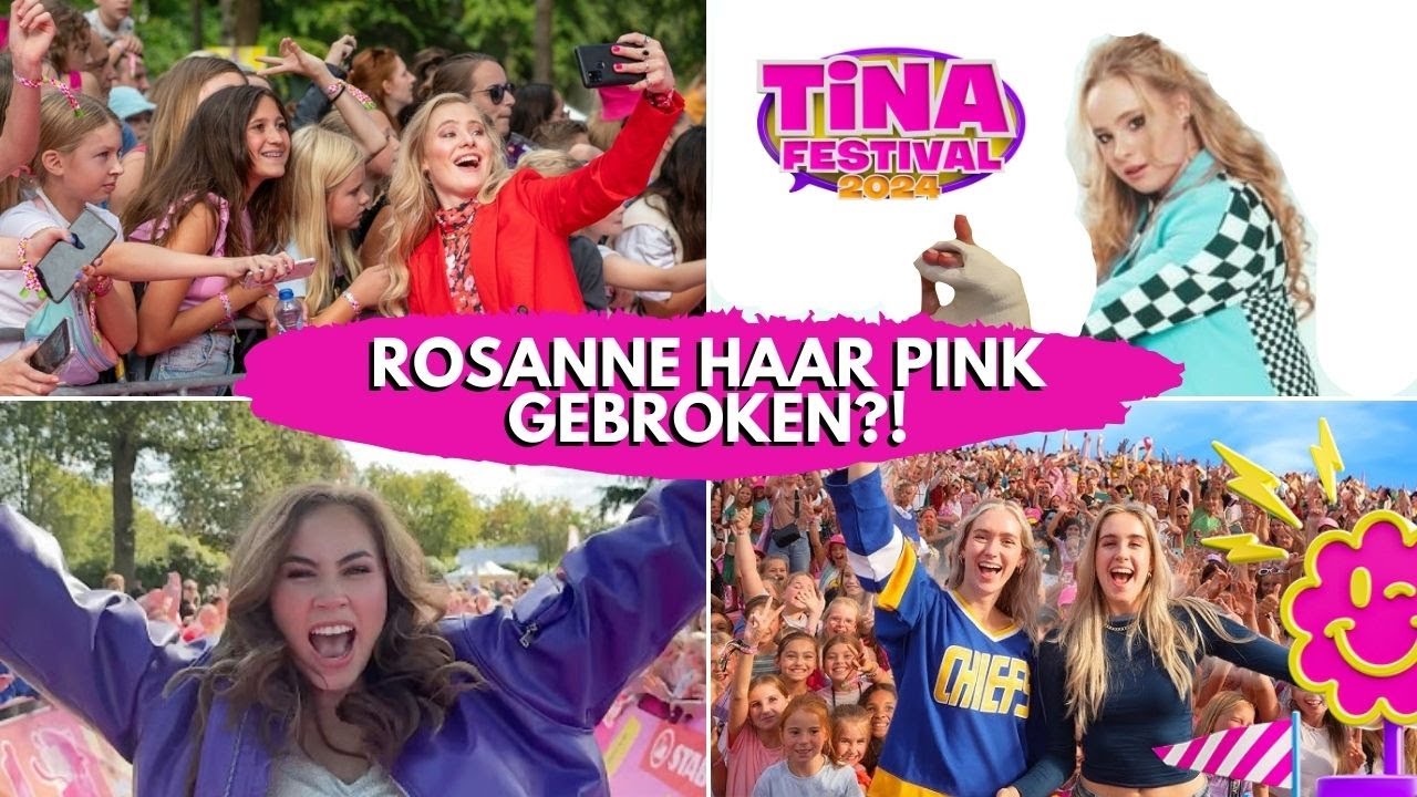 ROSANNE HEEFT HAAR PINK GEBROKEN TIJDENS HET TINA FESTIVAL?! || JustMadeleine ||
