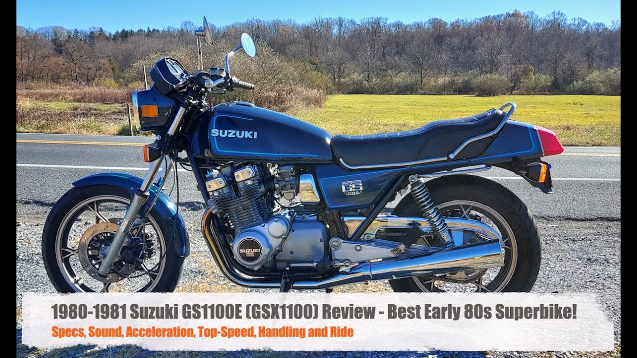 Обзор Suzuki GS1100E (GSX1100) 1980-1981 годов — езда на лучшем супербайке начала 1980-х!