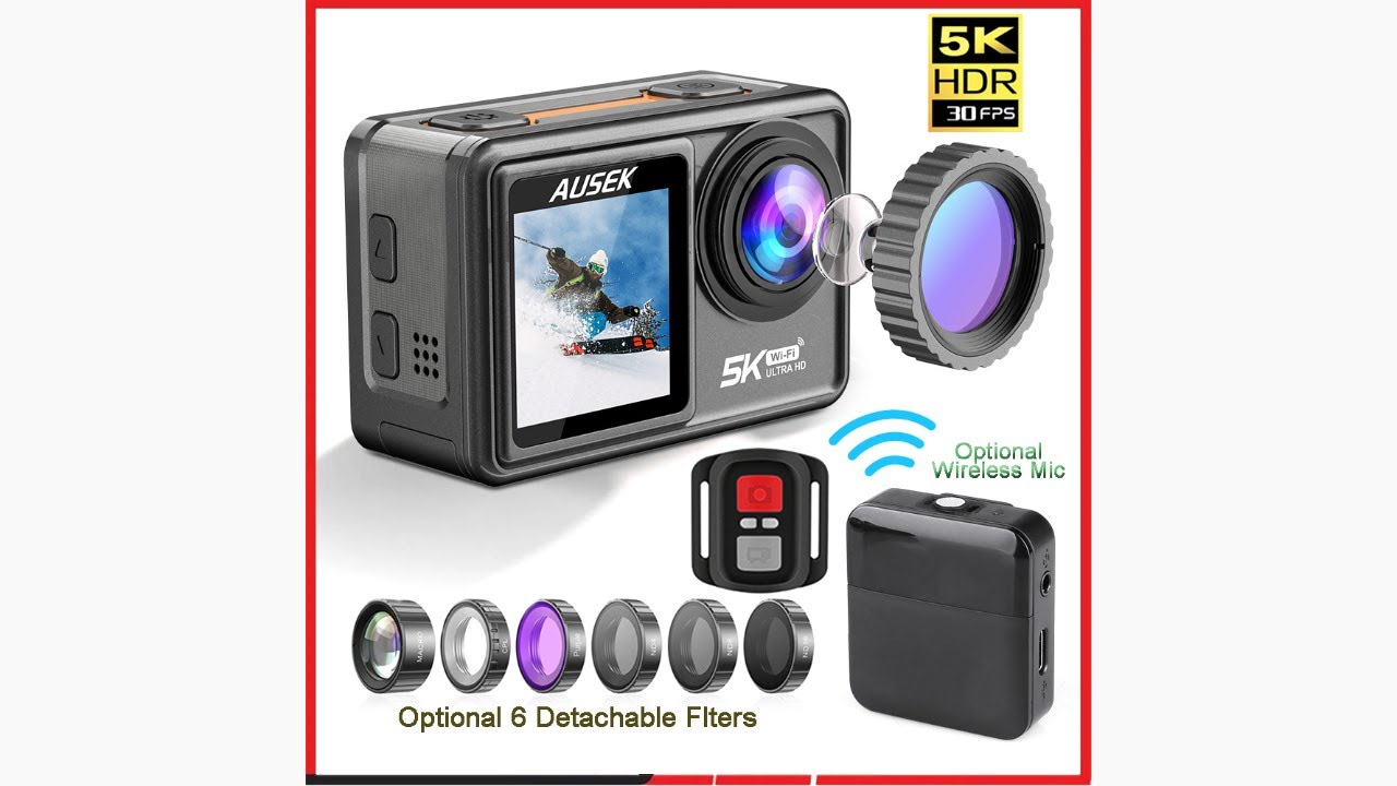 Review S81TRW Action Camera 5K 4K60FPS 48MP EIS DVR Webcam  2025