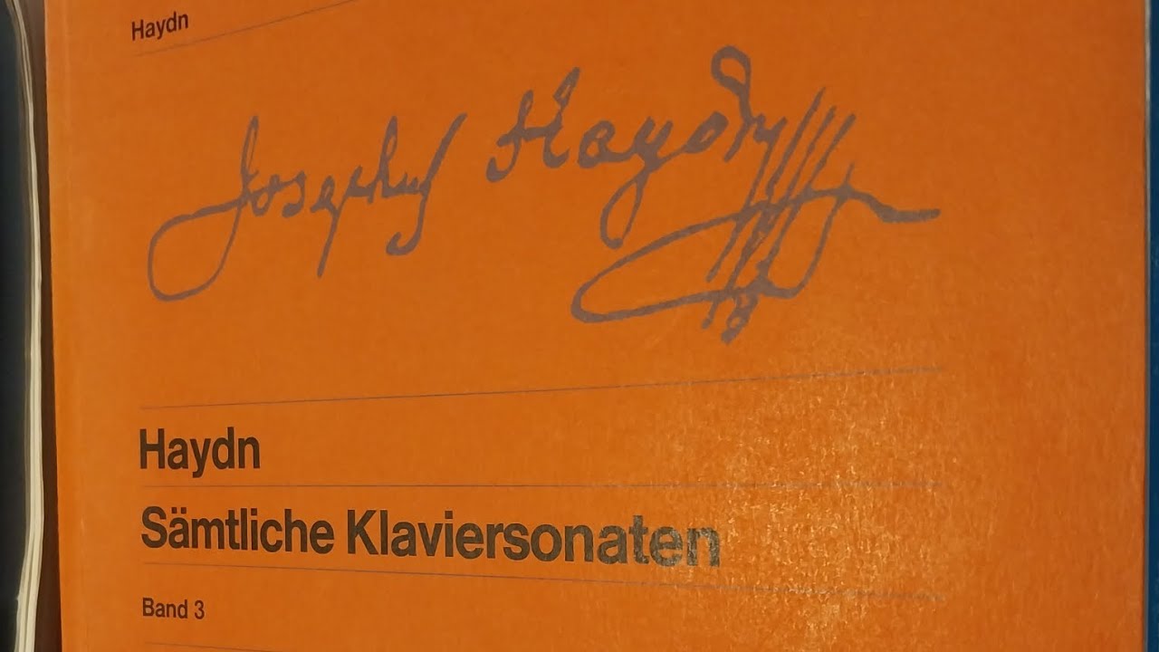 HAYDN: Sonata no.59 E flat major Allegro