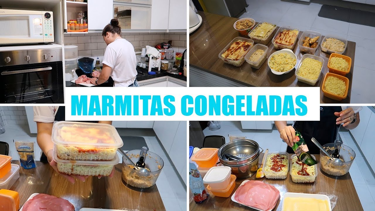 MARMITAS CONGELADAS PARA 7 DIAS EM 1 HORA