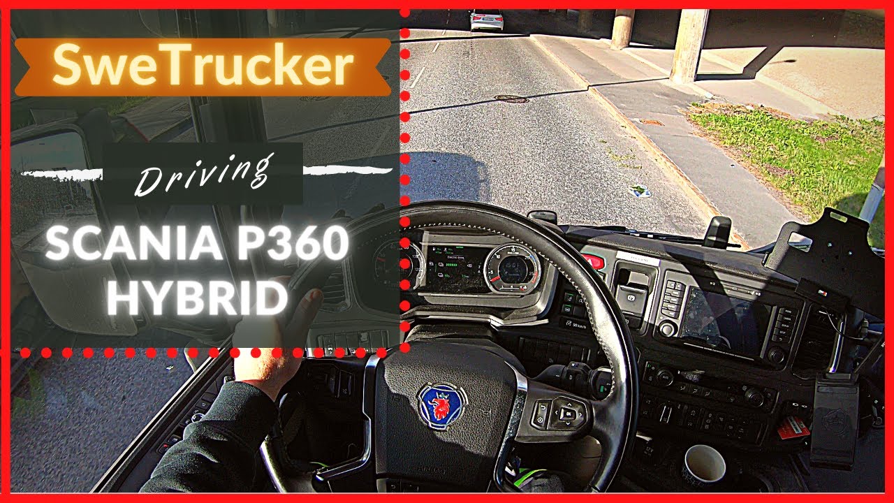 Happy New Year !!!    POV Driving Scania P360 Hybrid - Sweden, Stockholm