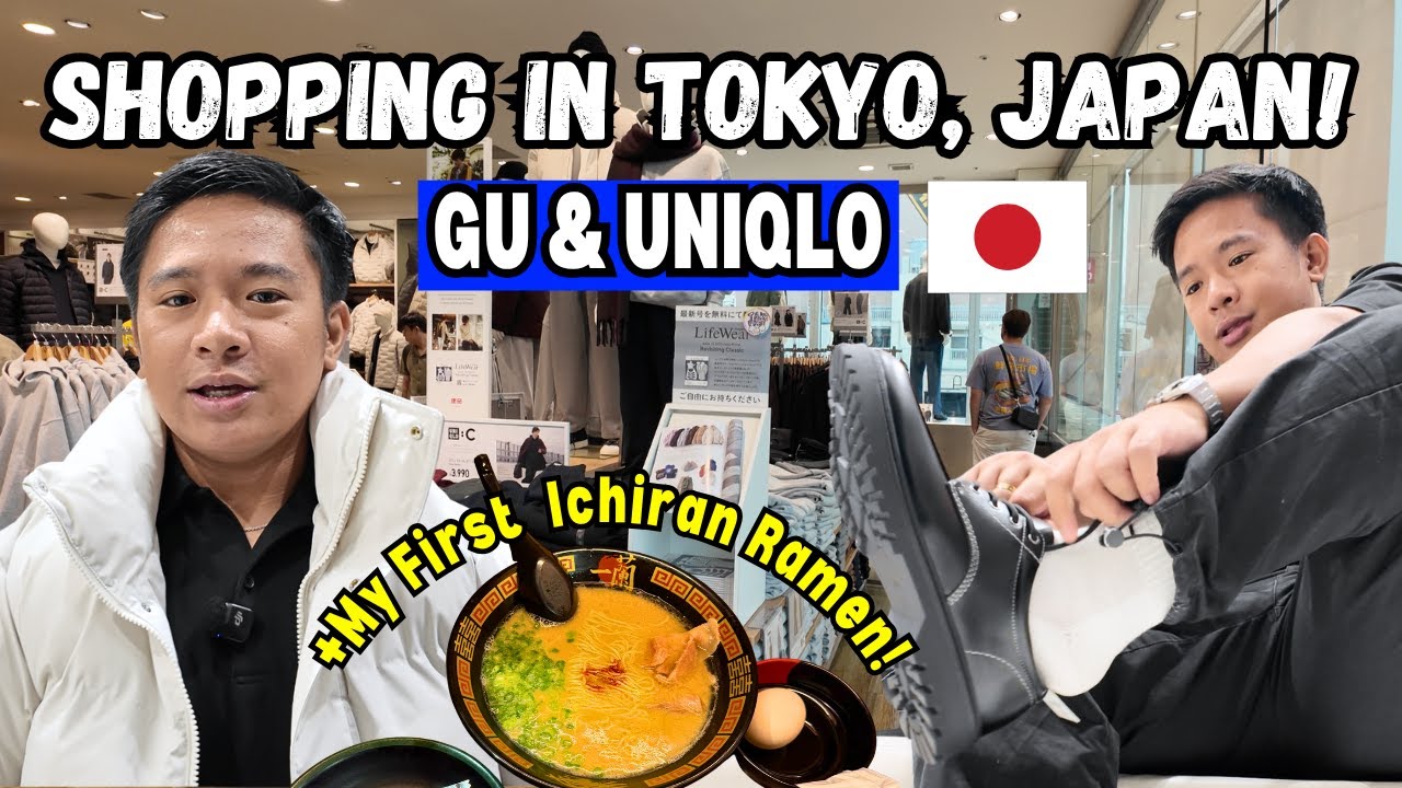 SHOPPING in TOKYO JAPAN + MY FIRST ICHIRAN RAMEN! 🇯🇵