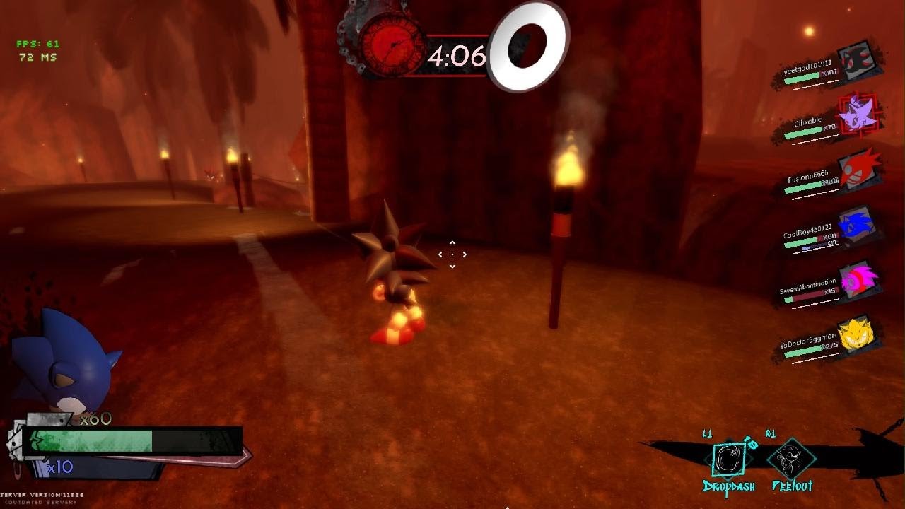 Sonic gameplay + failed fleetway round