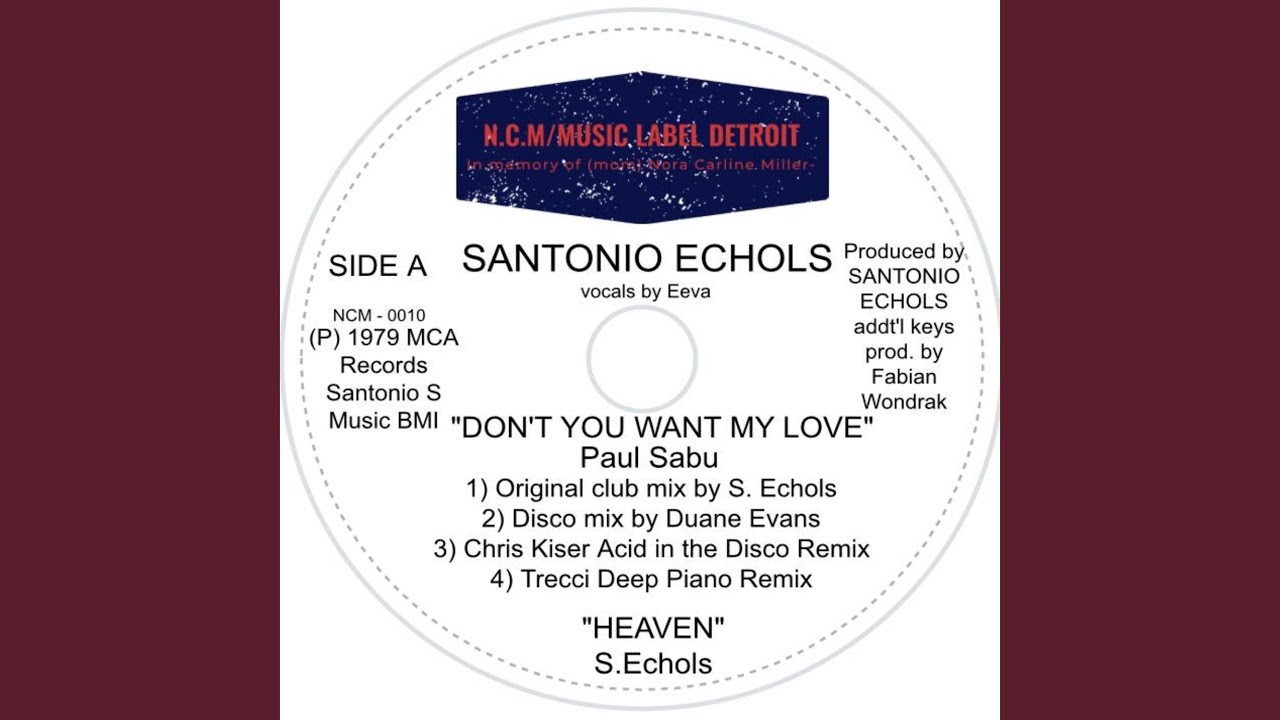Don't You Want My Love (SE original mix)