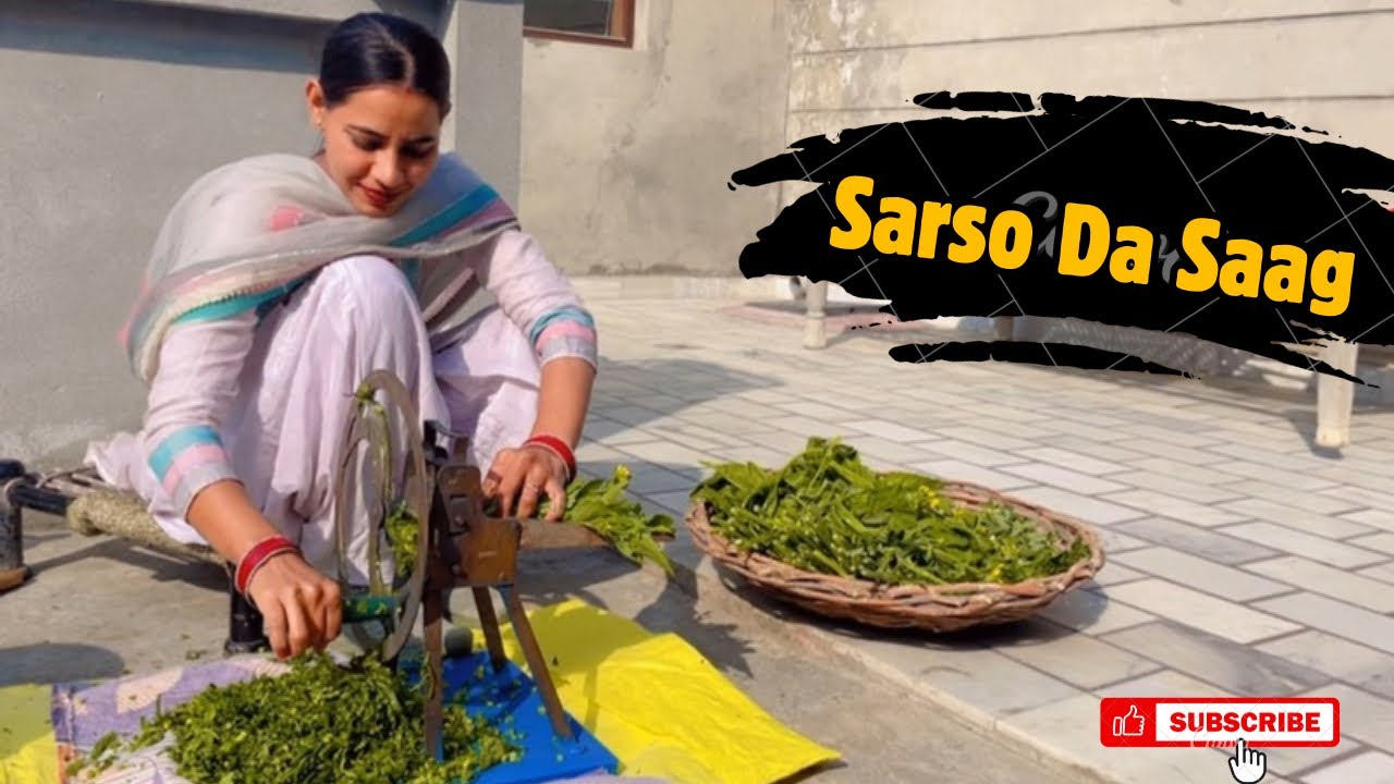 Sarso Da Saag | ਸਰੋਂ ਦਾ ਸਾਗ | Villaferfam