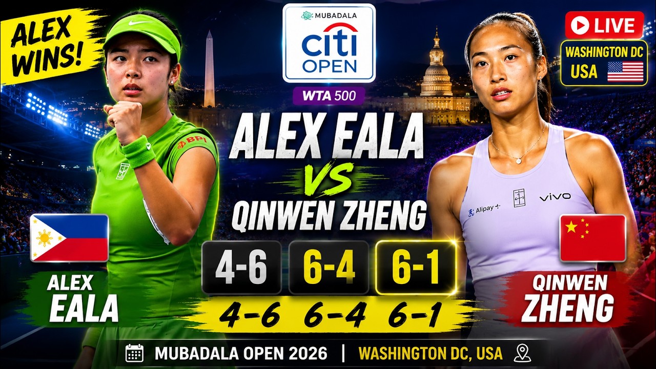 Alex Eala vs Qinwen Zheng Mubadala Open 2026