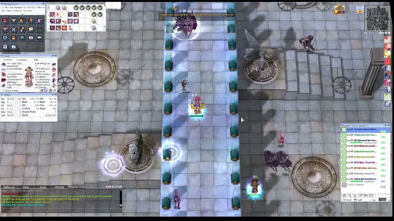 Star Gladiator Merchant Set Test CRIT Build w/ Encyclopedia in OGH (86% Crit) (12/12 pt) Choco pet