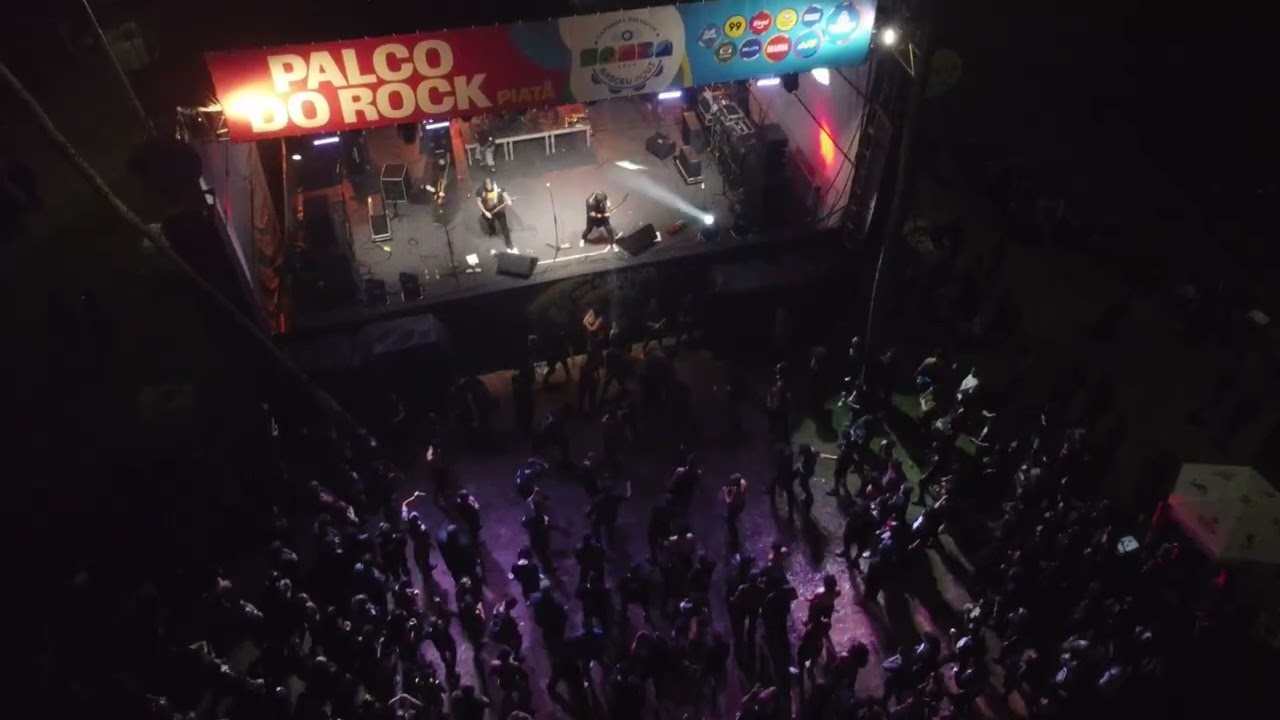 Escarnium| Drone Sobrevoando o Caos do Show