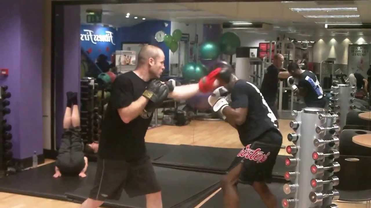 Training at Gunns MMA Boxing