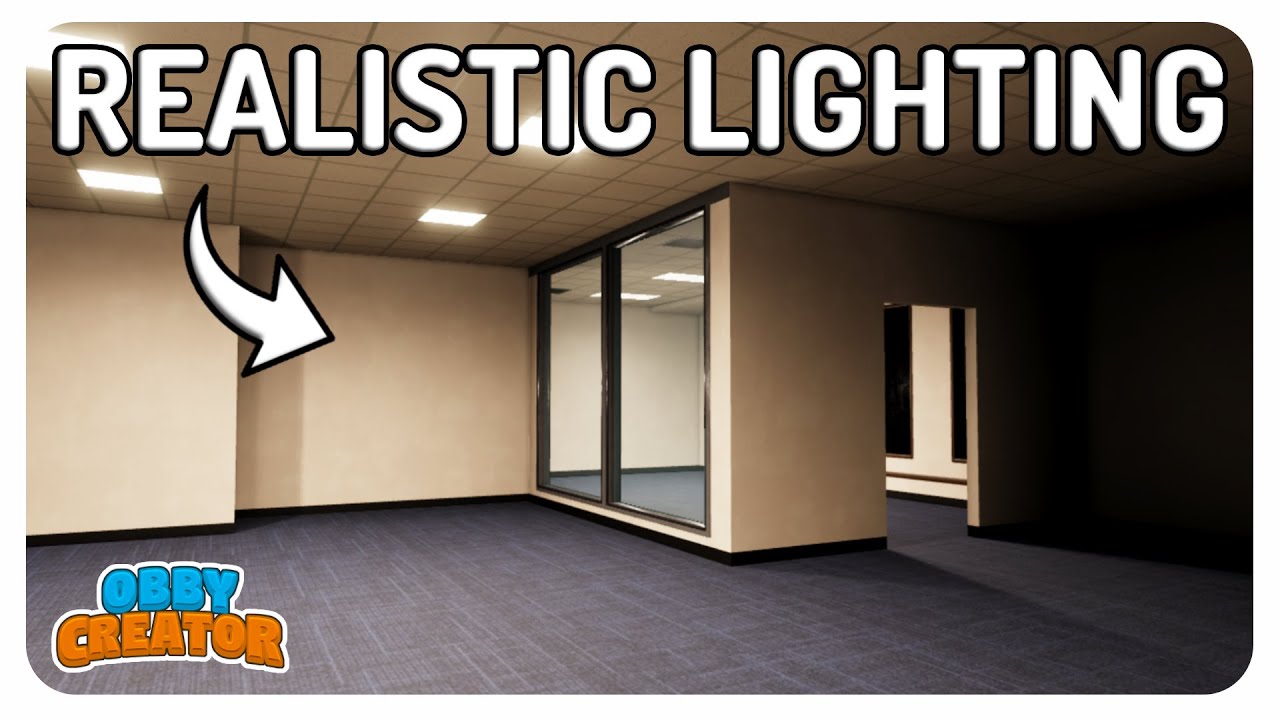 How to make REALISTIC LIGHTING in Obby Creator