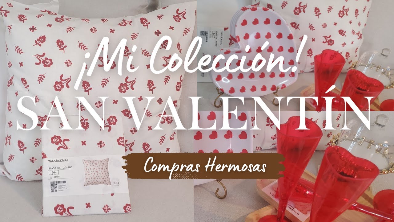 Mi Colección de San Valentín ❤️ Nuevas Compras de IKEA + Ideas para Decorar tu Hogar