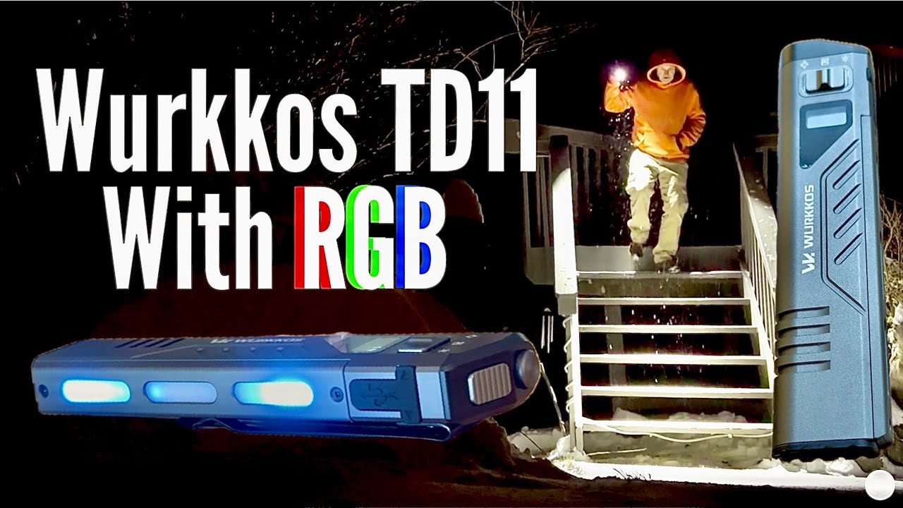 Мне нравится фонарик с RGB и ярким белым светом: фонарик Wurkkos TD 11