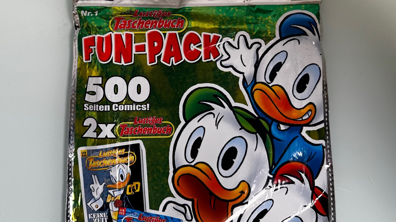 LTB Lustiges Taschenbuch Fun Pack Wundertüte auspacken