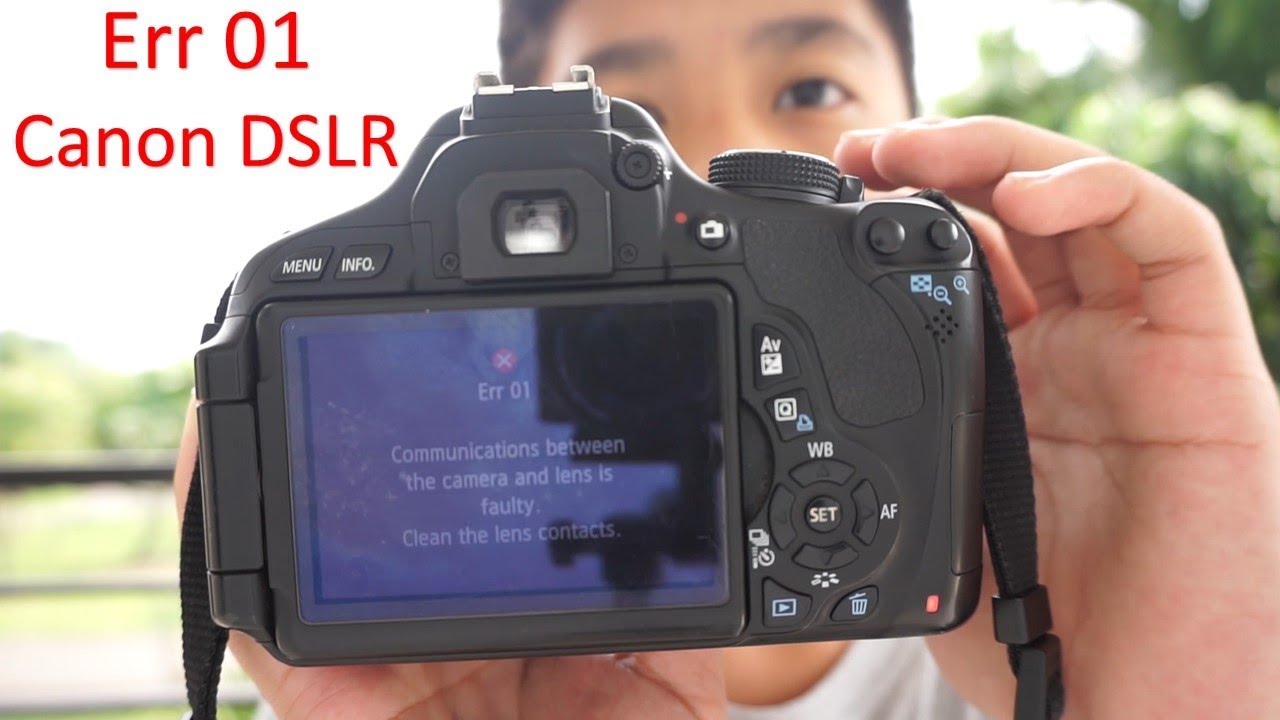 Canon DSLR Error 01 Free and Easy FIX | Works for ALL Canon DSLR
