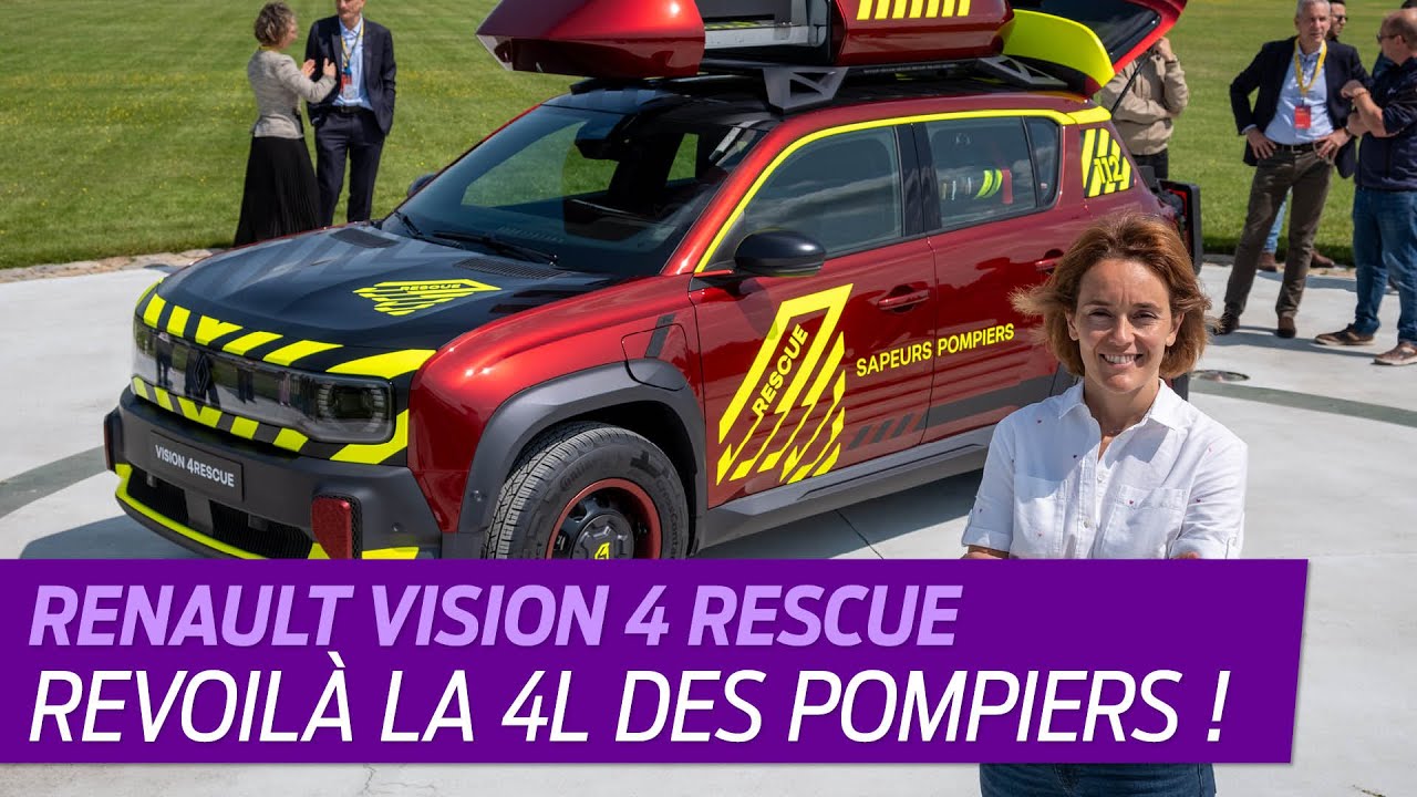 RENAULT Vision 4 Rescue (2025) : la 4L fait son RETOUR chez les POMPIERS !