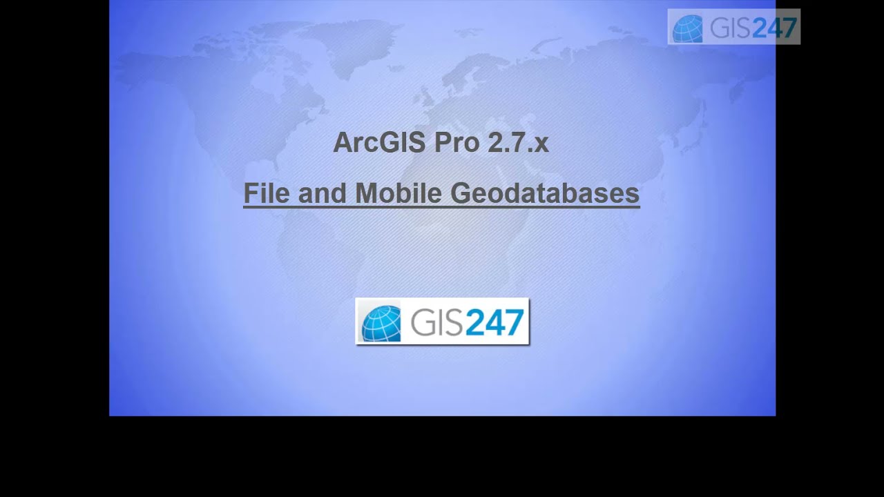 Editing with ArcGIS Pro - File & Mobile Geodatabase