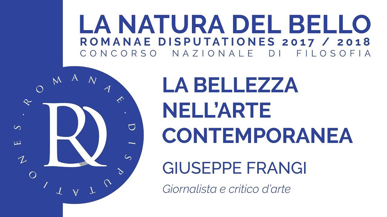 RD2018: Frangi - La bellezza nell'arte contemporanea