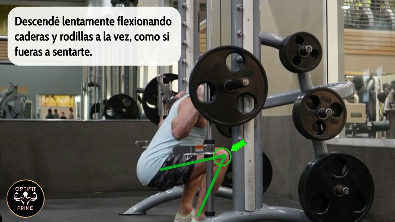 Sentadilla en Maquina Smith