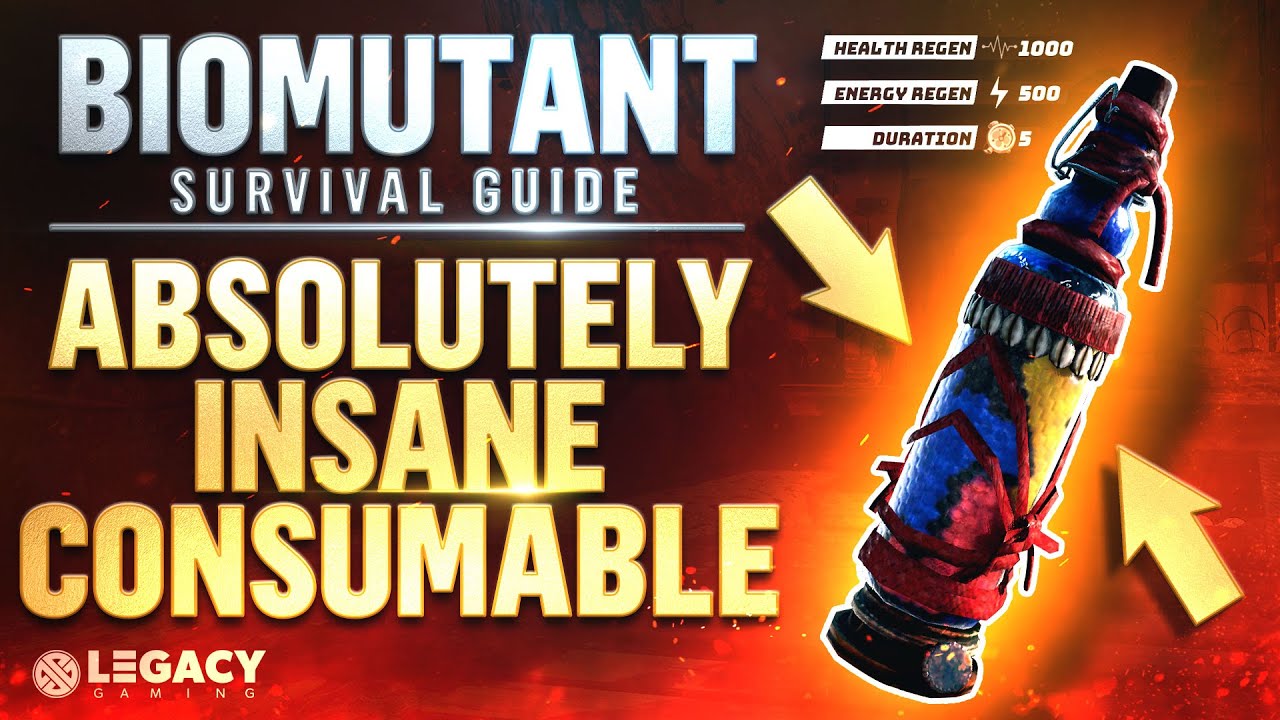 Biomutant INSANE CONSUMABLE ITEM | Jumble Jus | Restore Massive Amounts of HP & Ki-Energy