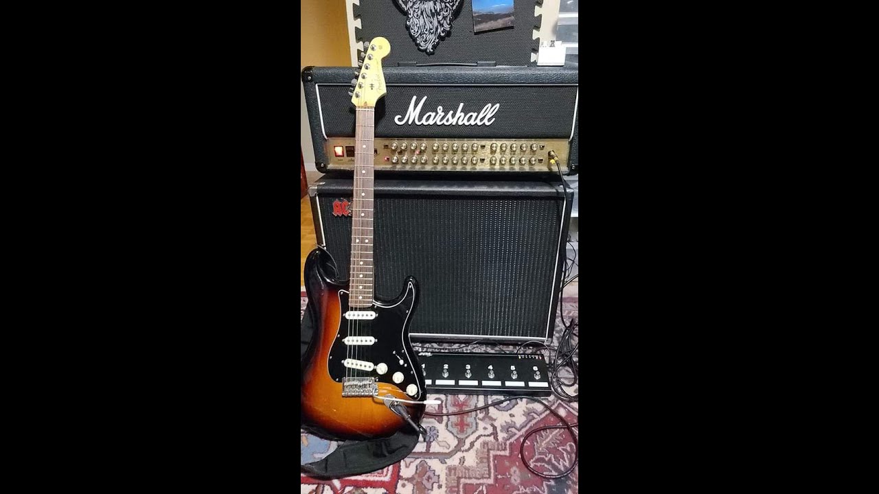 How I setup my Marshall JVM 410H for band practice