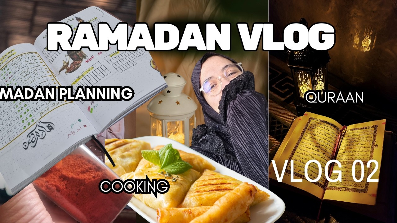 ramadan diaries ep 2: شاركت معكم برنامجي الرمضاني+ طريقة البابريكا مدخنة +تجربة طبخ فاشلة 😂🤭