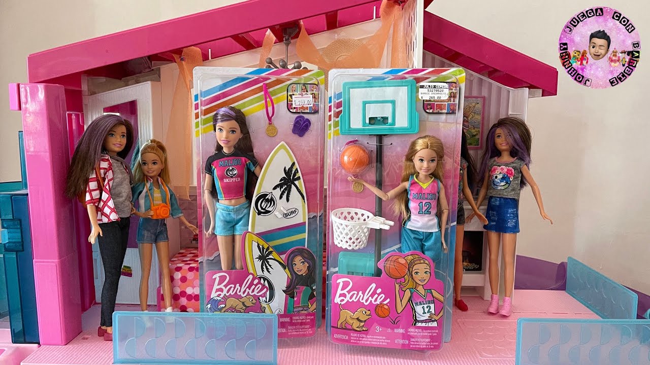 Barbie skipper y Stacy unboxing review en español