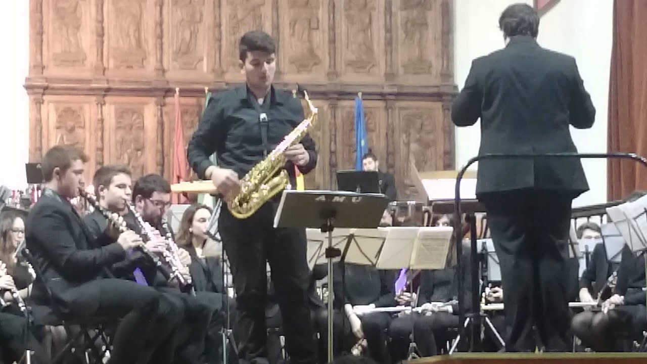 Concierto for Saxophone Alto en Mib et banda de Ronald Binge. Francisco José Sánchez Blanco.