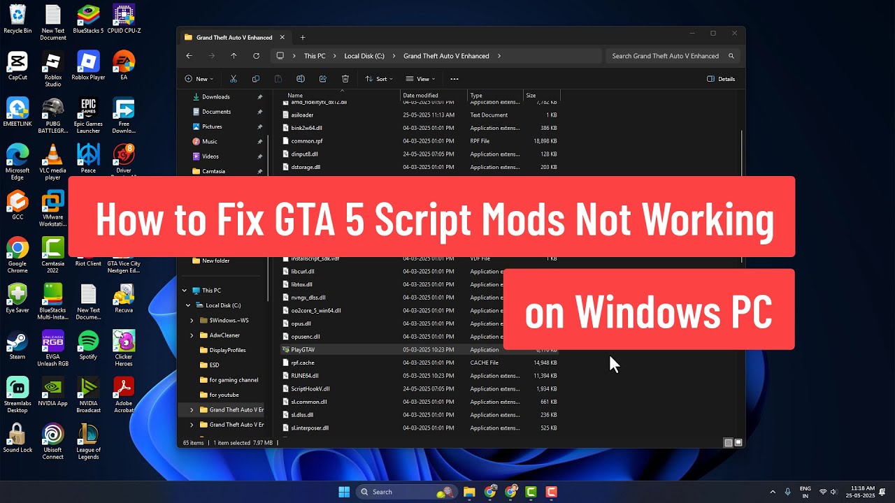 How to Fix GTA 5 Script Mods Not Working (2025)