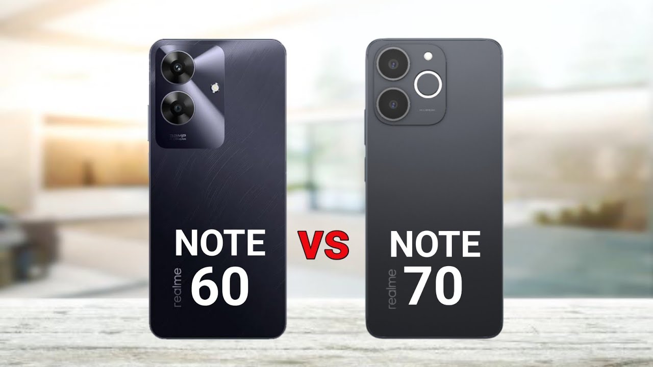 Realme Note 60 vs Realme Note 70