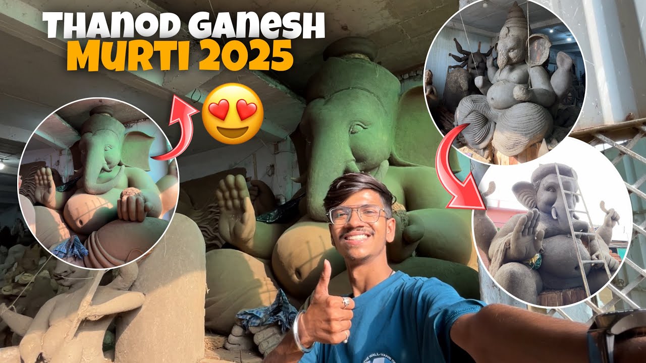 दुर्ग थनौद गणेश मूर्ति 2025 | Durg Thanod Ganesh Murti 2025 😍 Haan Bhai Ashish Vlogs