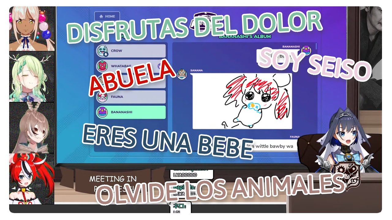 Fauna y Sana pelean por Baelz, ella le dice abuela a Kronii y Mumei olvida los animales[Sub Español]