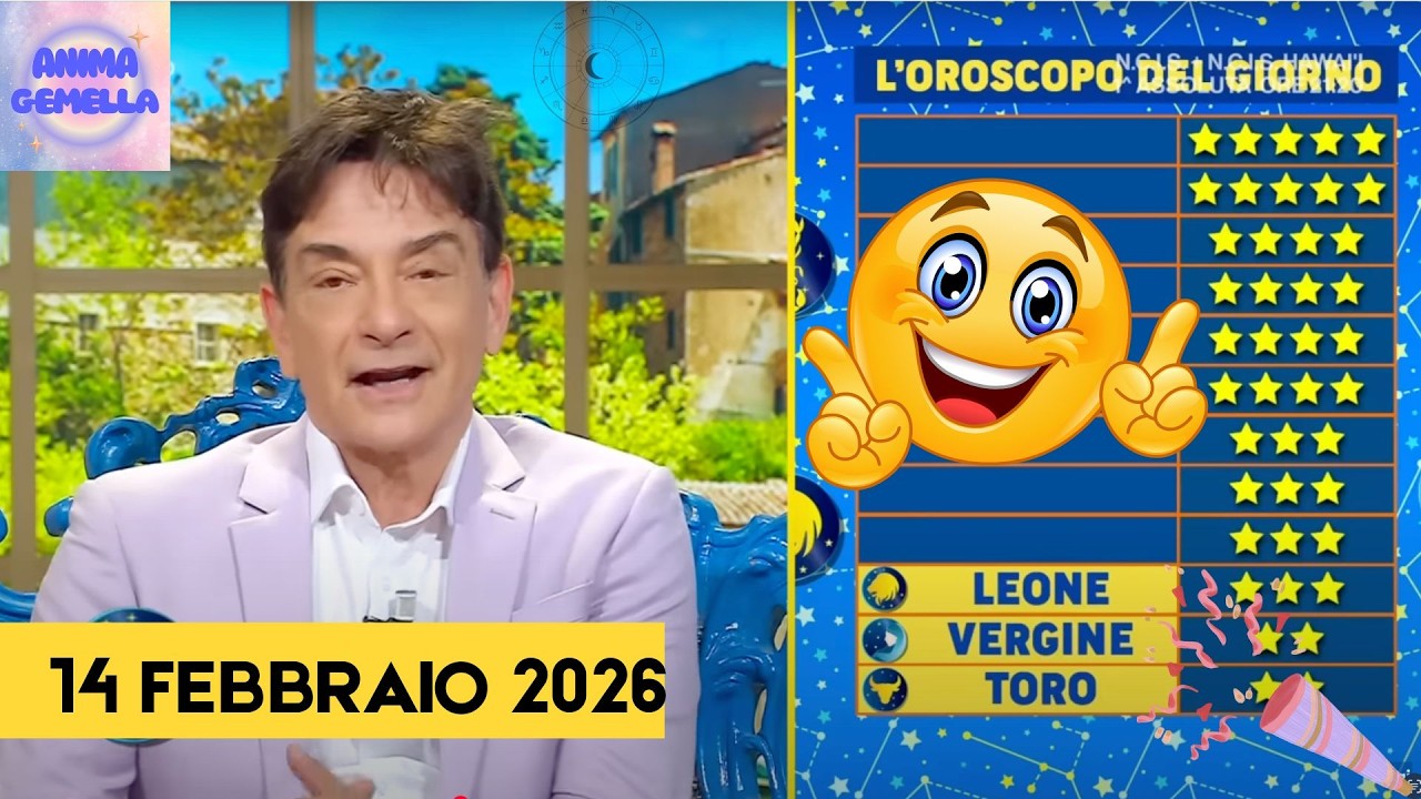 🔮Oroscopo di Oggi 14 Febbraio 2026 con Paolo Fox &ndash; Le Stelle per Amore e Lavoro