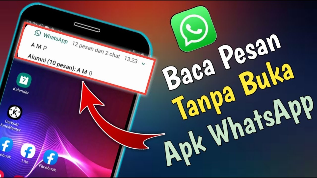 Cara Menampilkan Notifikasi Whatsapp Di Atas Layar Hp