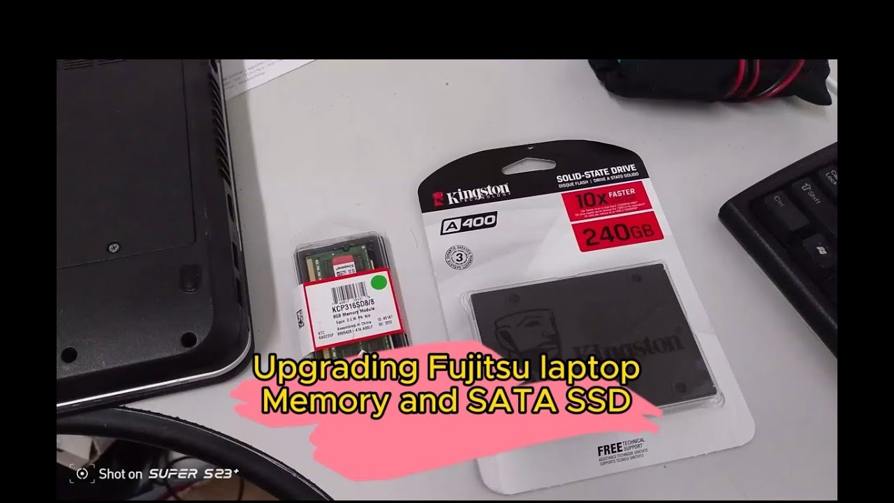 Upgrading RAM and SSD SATA Fujitsu A512(Super Easy -2024)