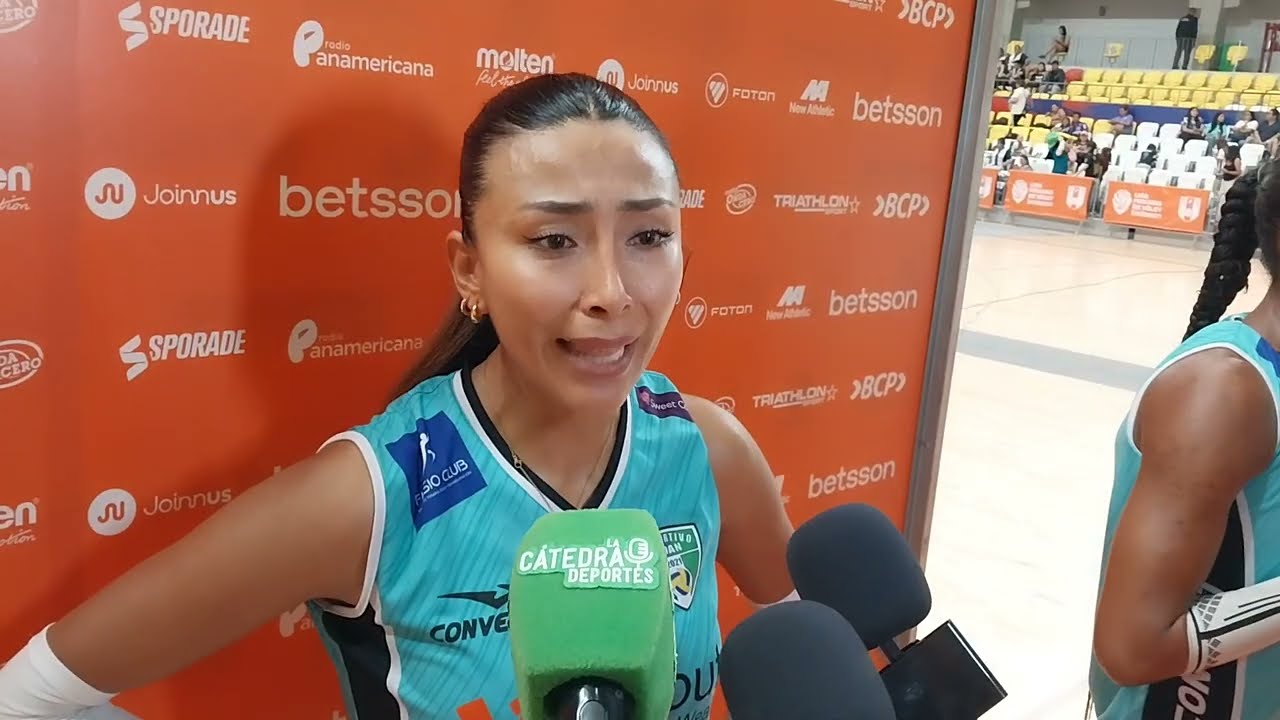 Alexandra Carrasco 🏐🇵🇪 se emociona luego de clasificar a la segunda etapa con Deportivo Soan 