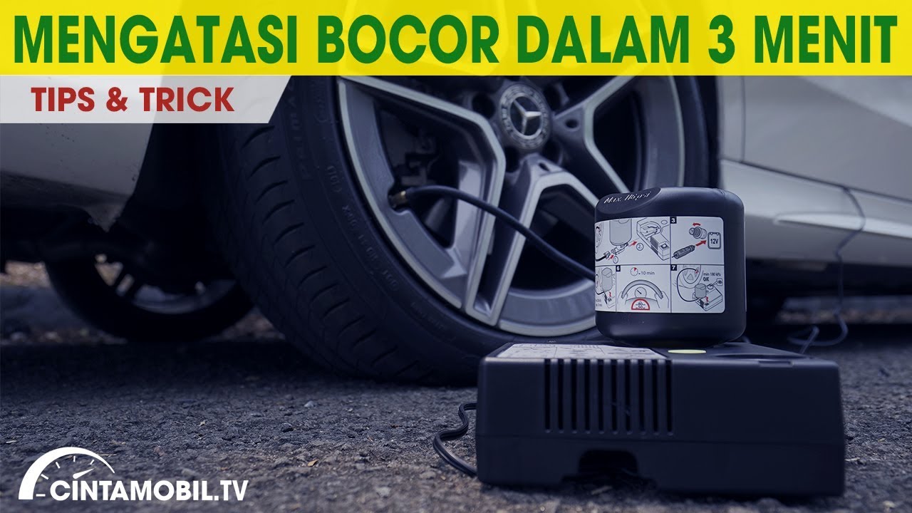 Tips Menggunakan Tirefit (Tire Repair Kit) Mercedes-Benz C-Class | CintamobilTV